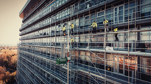 image of scaffolding