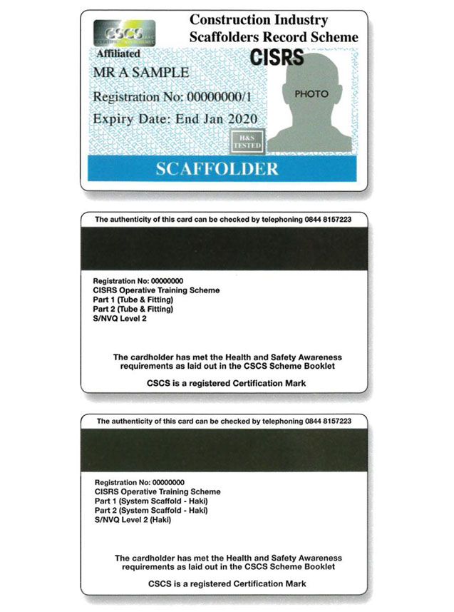 scaffolder card